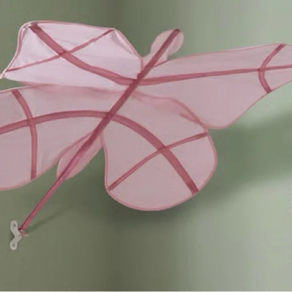 IKEA SNÖFINK Pink Butterfly Canopy - Picture 4 of 4
